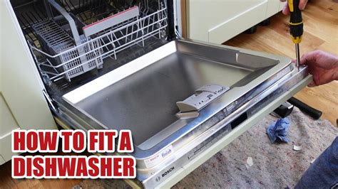 How Do You Install A Dishwasher In A Tight Space